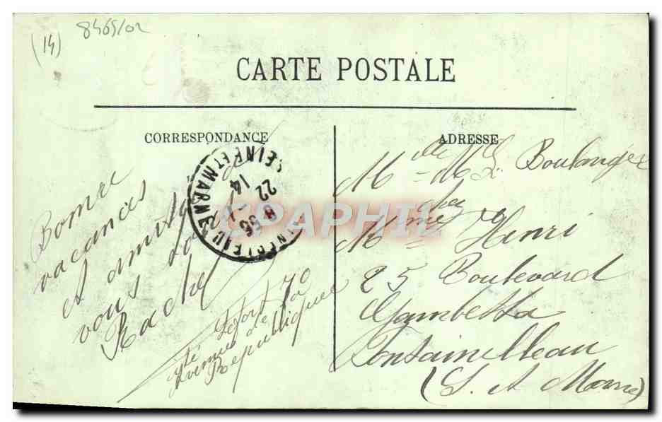 Deauville — Le Royal Hôtel — LL. n°223 — Verso