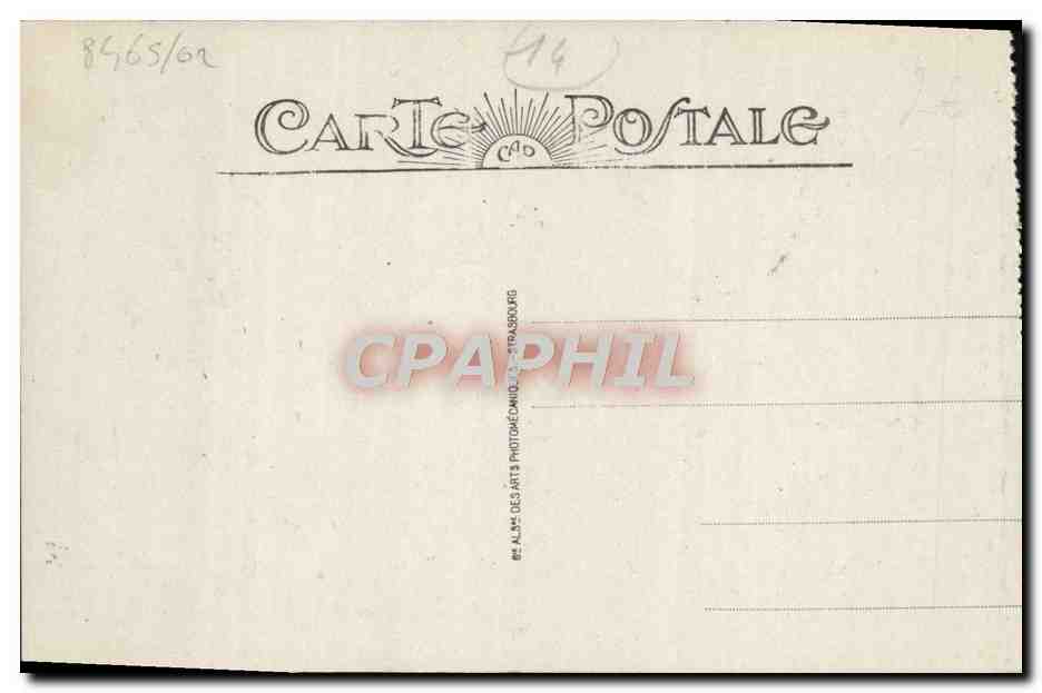 Deauville - Die blühende Strandpromenade - Die Gärten - Das Hotel Royal — Antike Ansichtskarte, n°224 — Rückseite