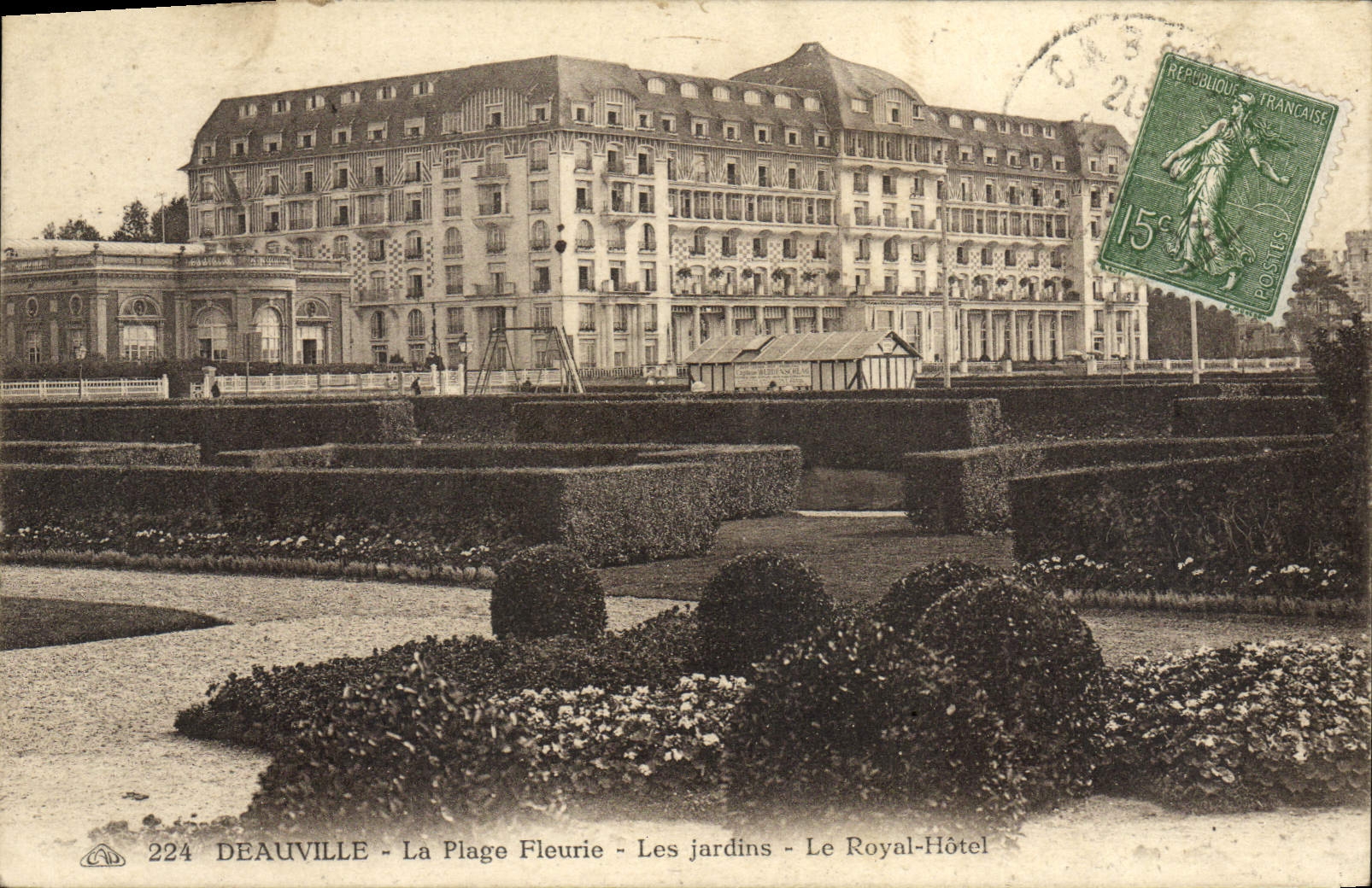 Deauville - La Plage Fleurie - Les jardins - Le Royal-Hôtel