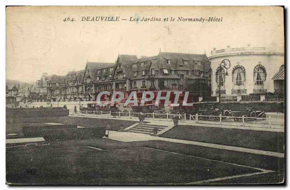Deauville — Les Jardins et le Normandy-Hôtel — CPAPHIL