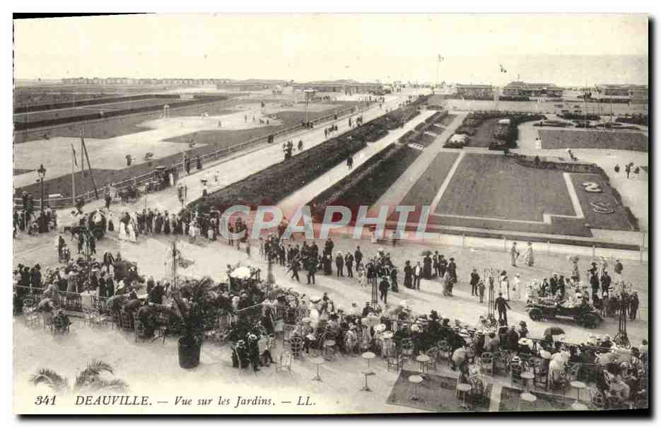 Deauville — Vue sur les Jardins — LL. n° 341