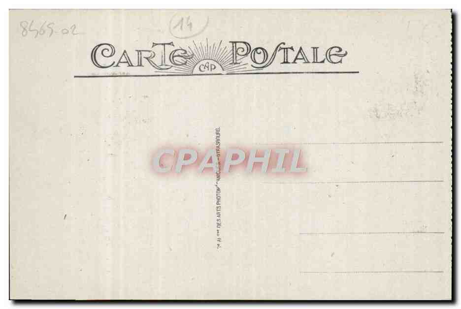 CPA Deauville la plage fleurie rue du casino et entree du casino — Verso