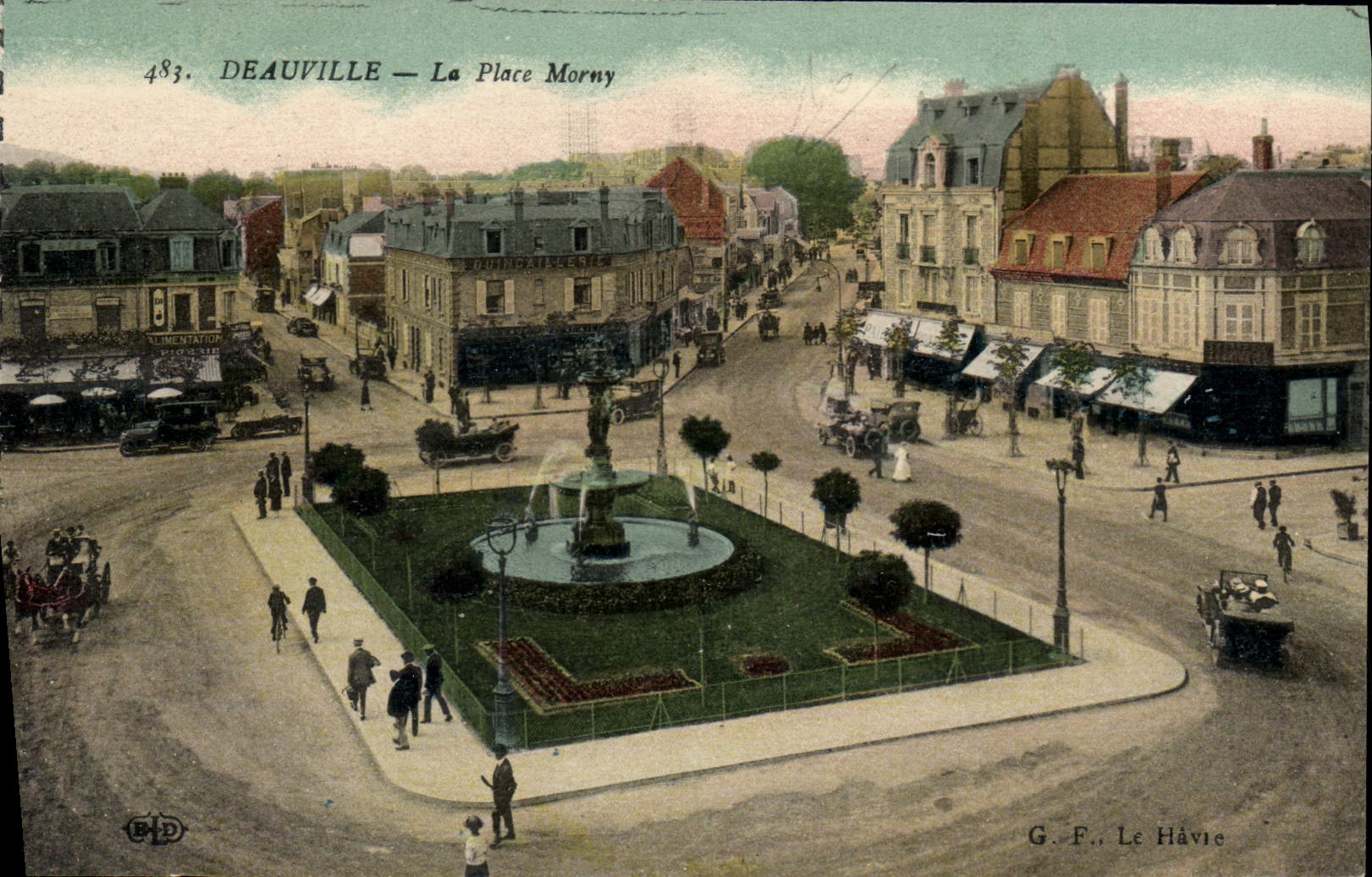 Deauville — La Place Morny — G. F. Le Havre, n°483