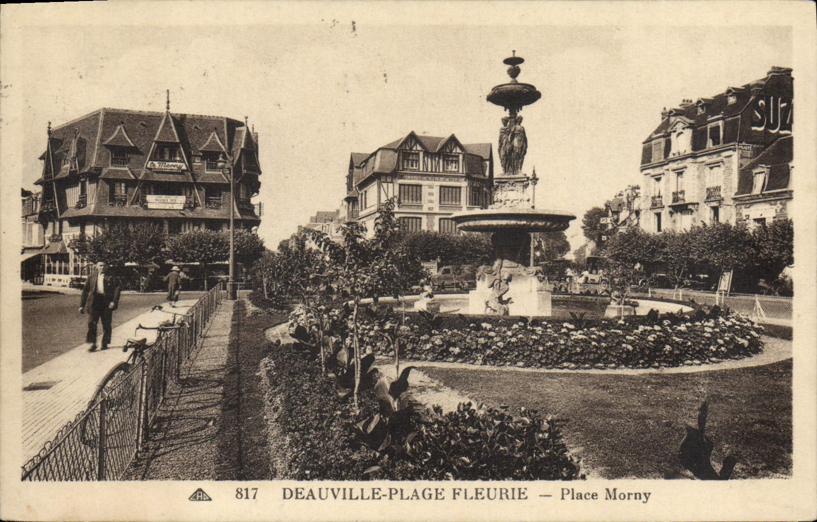 Deauville-Plage Fleurie — Place Morny — C. des Arts Photomécaniques