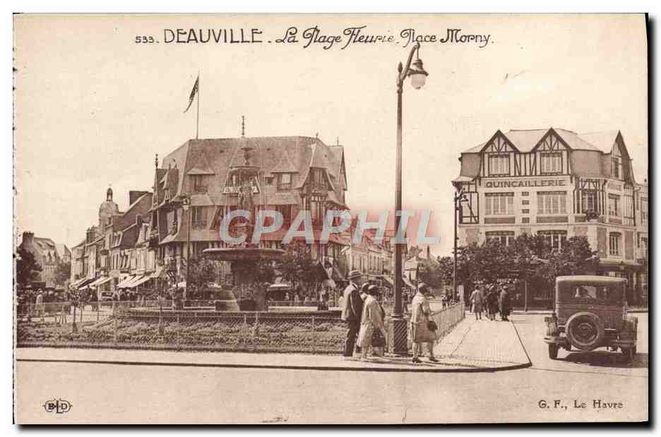 Deauville - La Place Fleurie, Place Morny — G.F., Le Havre, n°533