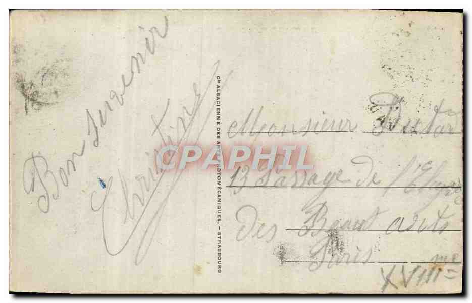 Deauville - Plage Fleurie - Rue Gontaut Biron et les Falaises — éditeur Châtain & Cie, n°453 — Verso