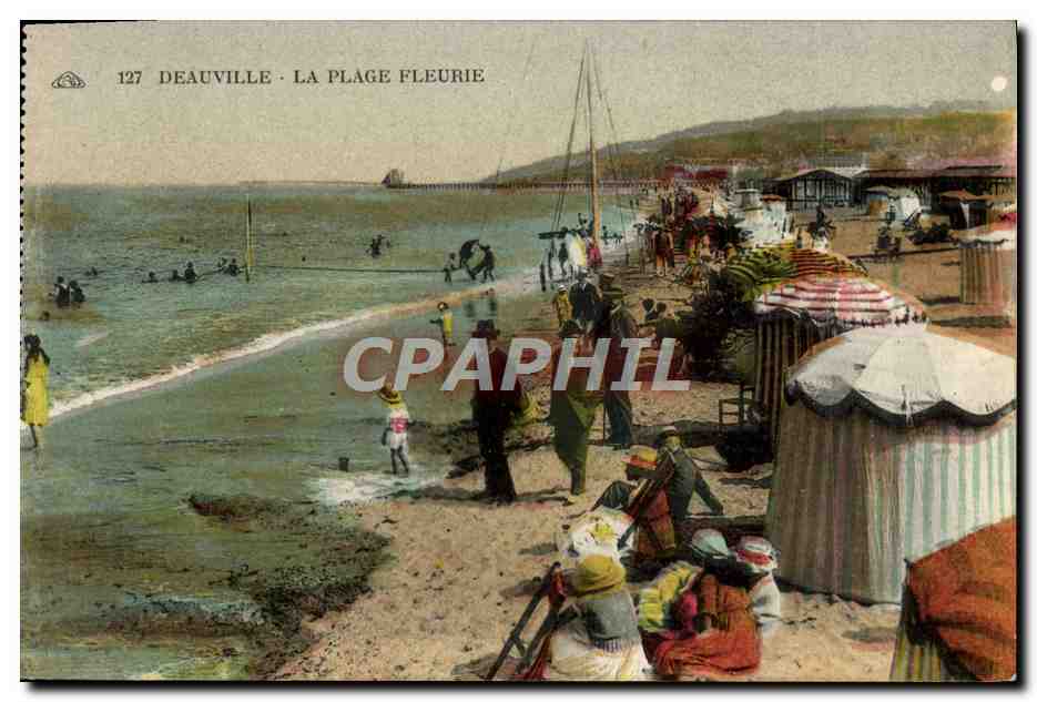 Deauville - La Plage Fleurie — éditeur 'Association des Arts Fleurondes' n°127