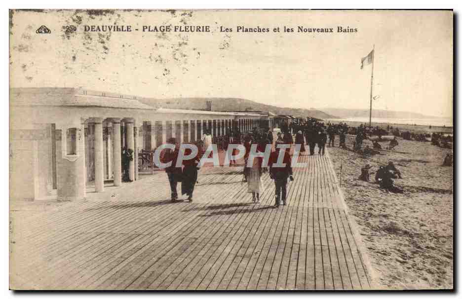 Deauville - Plage Fleurie — Les Planches et les Nouveaux Bains