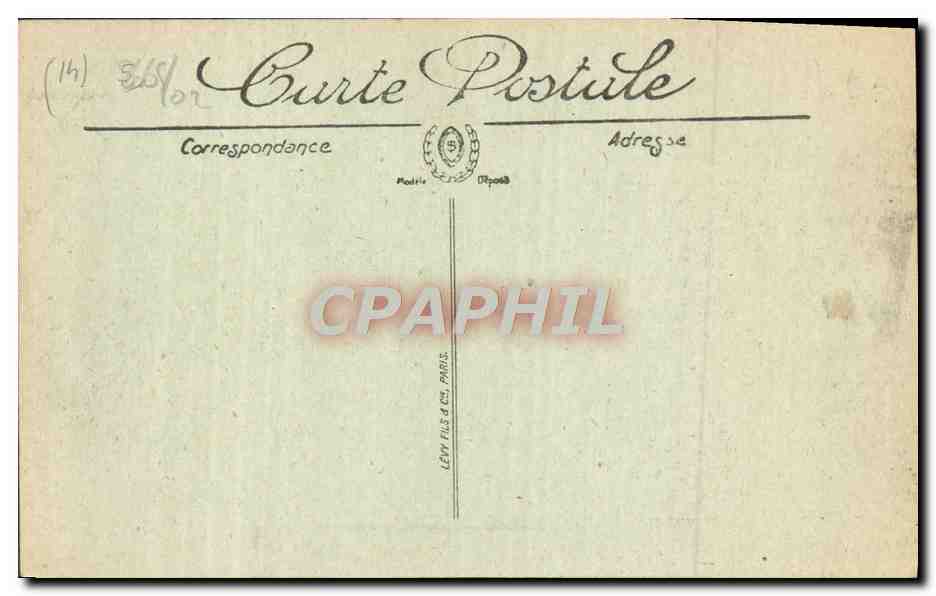 Deauville — La Terrasse et Trouville — LL — n°204 — Verso