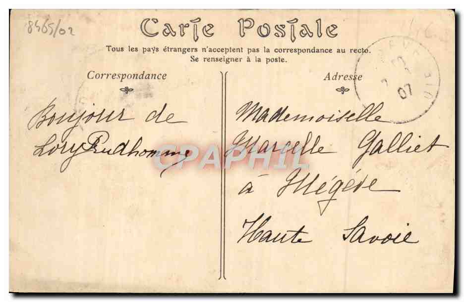 Deauville-sur-Mer — La Promenade de la Plage et la Villa Perla — éditeur Deauville — Rückseite