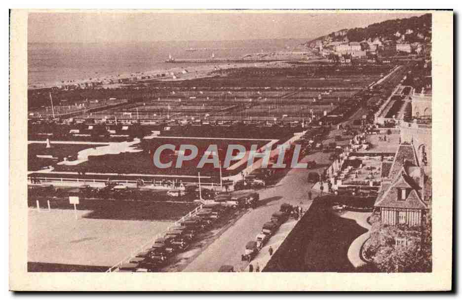 Deauville — Vue générale des Jardins et de la Plage — éditeur non identifié, n° de série 846502