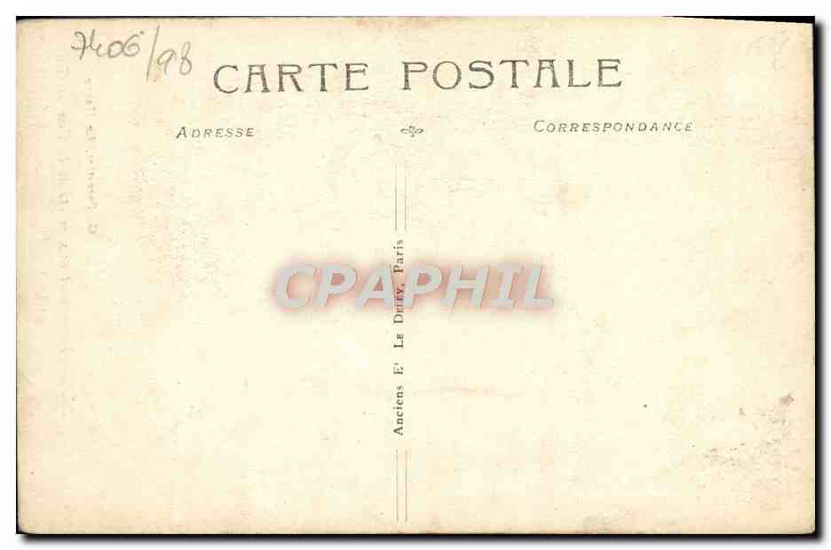 Deauville - Monument aux morts de la Grande Guerre 1914-1918 — G. Forestier, Le Havre — Verso