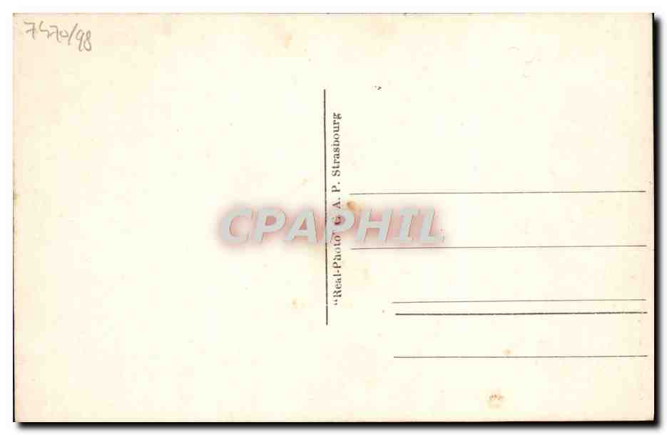 Deauville - Plage Fleurie — Bar du Soleil — A.P. Strasbourg — Verso