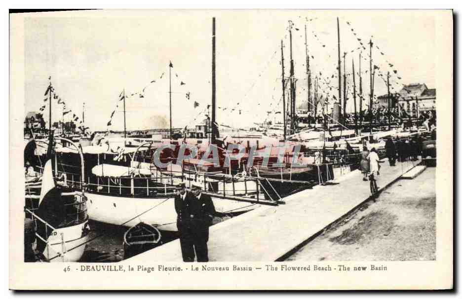 Deauville, la Plage Fleurie — Le Nouveau Bassin — Édition 'La Cigogne'