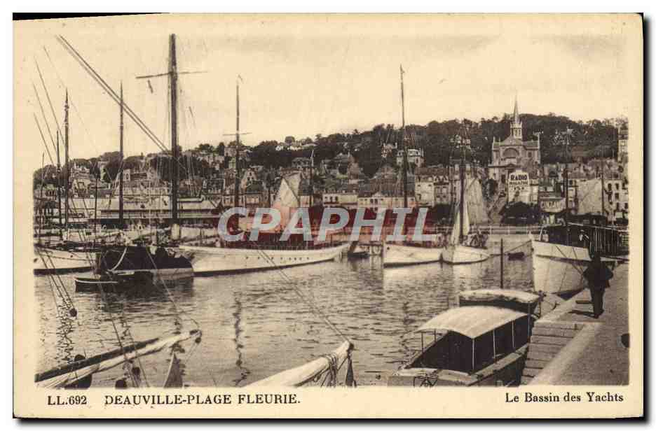 Deauville-Plage Fleurie — Le Bassin des Yachts — C° des Arts Phototechniques, Strasbourg-Schiltigheim