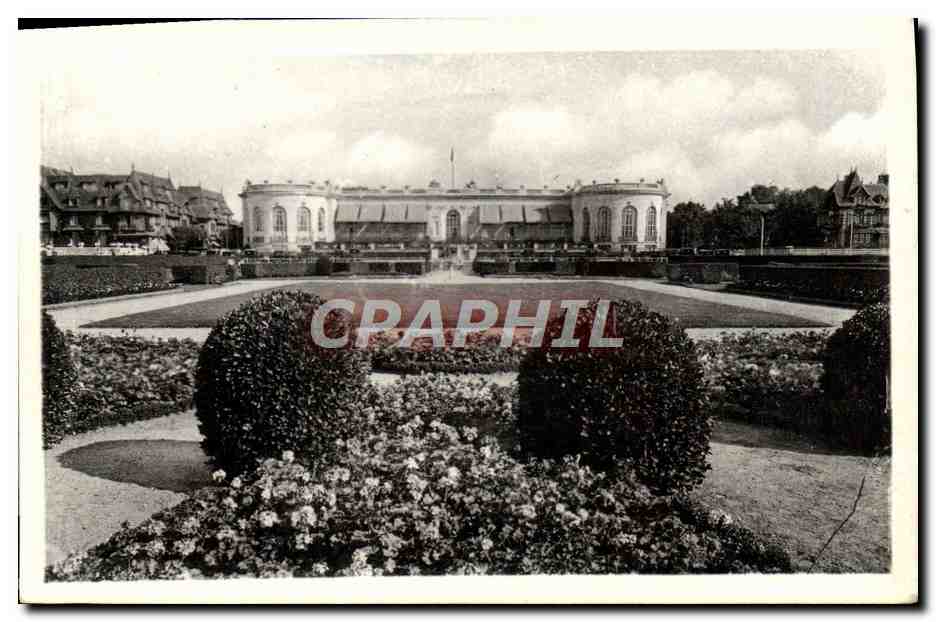 Deauville-La Plage Fleurie — Le Casino (G. Wybo, arch.) et les Jardins
