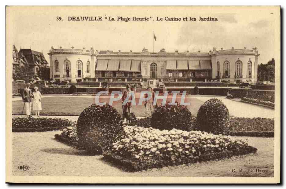 Deauville "La Plage fleurie" — Le Casino et les Jardins — C. S.L., Le Havre, n°39