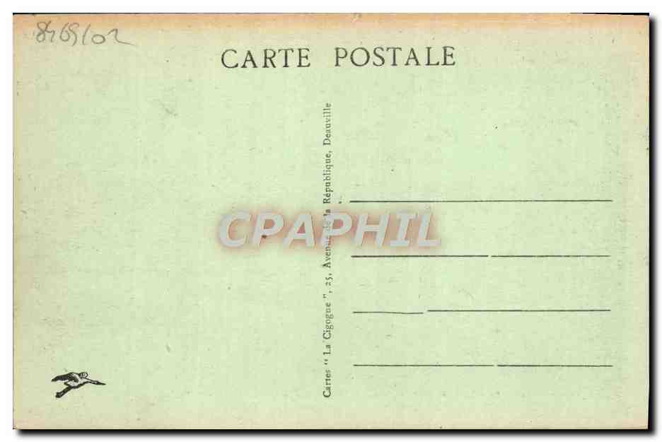 Deauville, la Plage Fleurie — Hippodrome de Clairefontaine — Le Pesage — Rückseite
