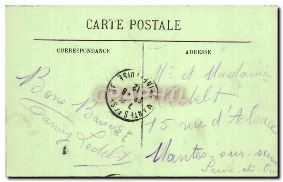 CPA Deauville La ferme du coteau — Verso