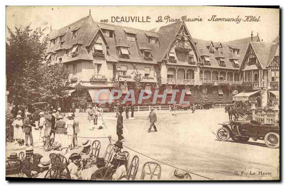 CPA Deauville le normandy hotel