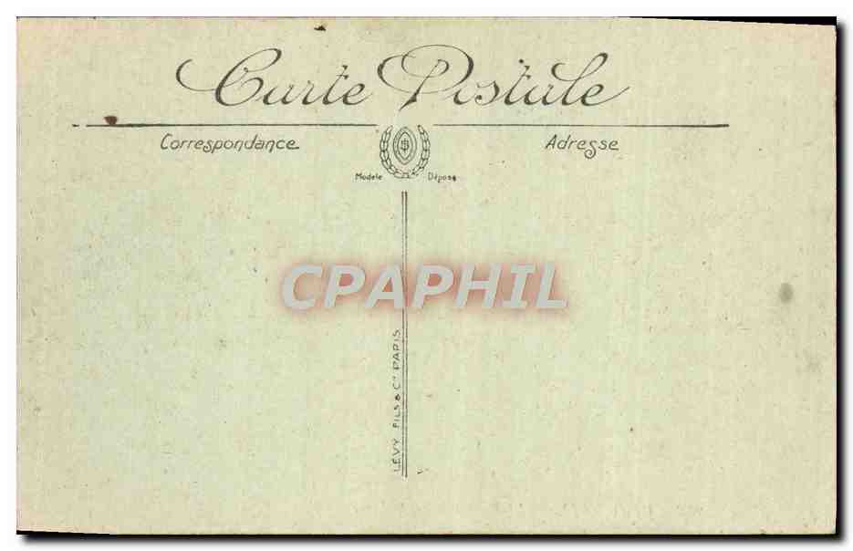 CPA Deauville le royal hotel et la plage — Rückseite