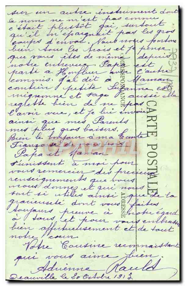 Deauville — Royal-Hôtel — LL. — n° 323 — Verso