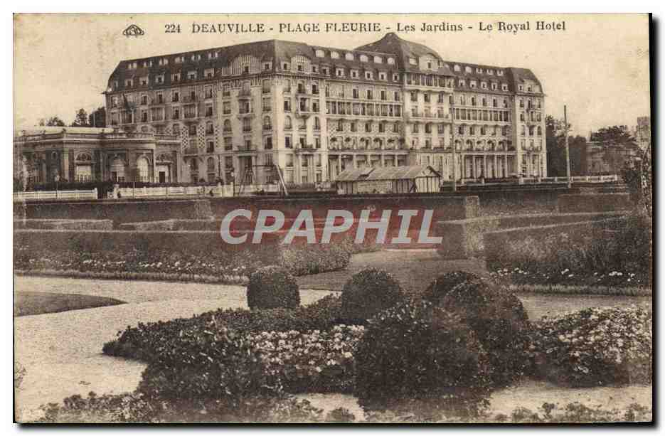 Deauville - Plage Fleurie - Les Jardins - Le Royal Hotel