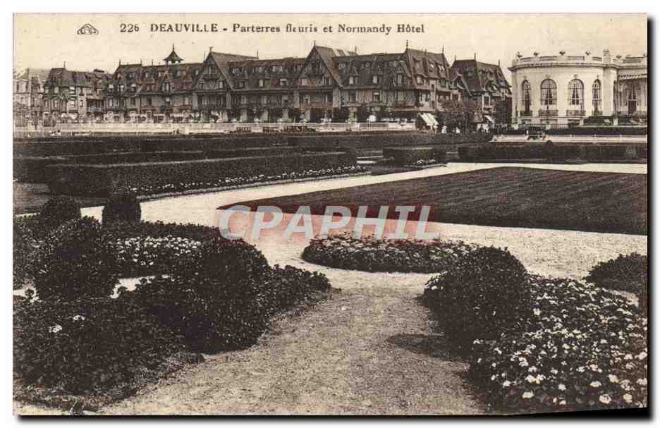 Deauville - Parterres fleuris et Normandy Hôtel — éditeur anonyme, n° 226