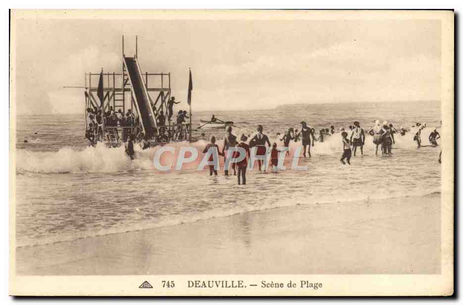 Deauville — Scène de Plage — Deauville — 745