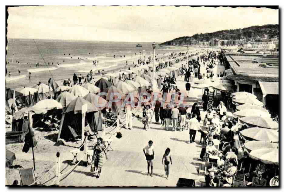 Deauville — La Plage fleurie, Cap 242, Les Planches et le Bar du Soleil — Cie des Arts Photomécaniques, Paris