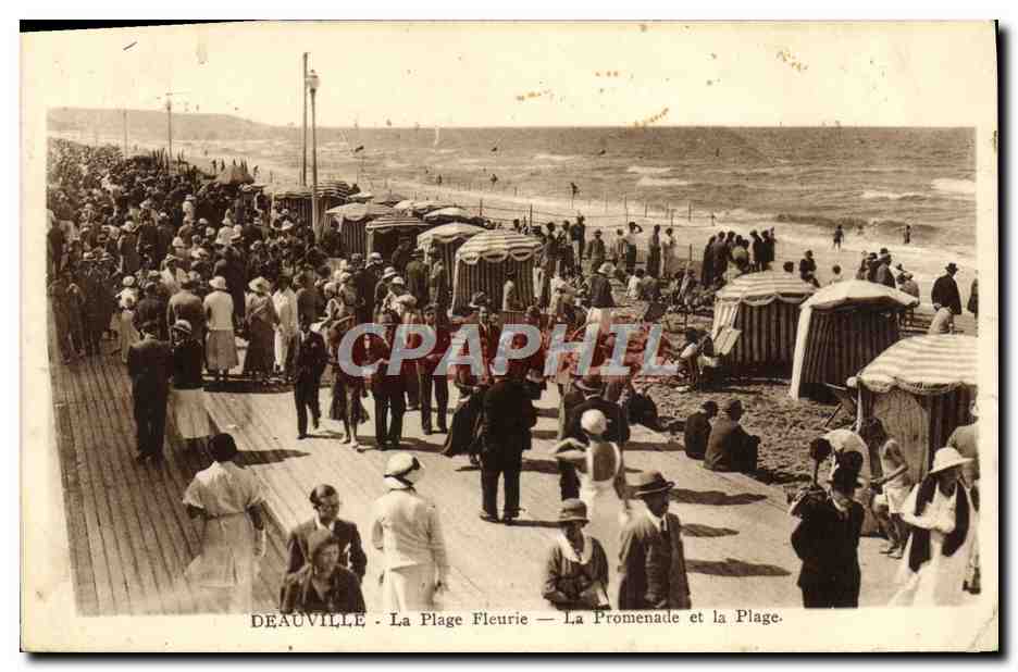 Deauville - La Plage Fleurie — La Promenade et la Plage