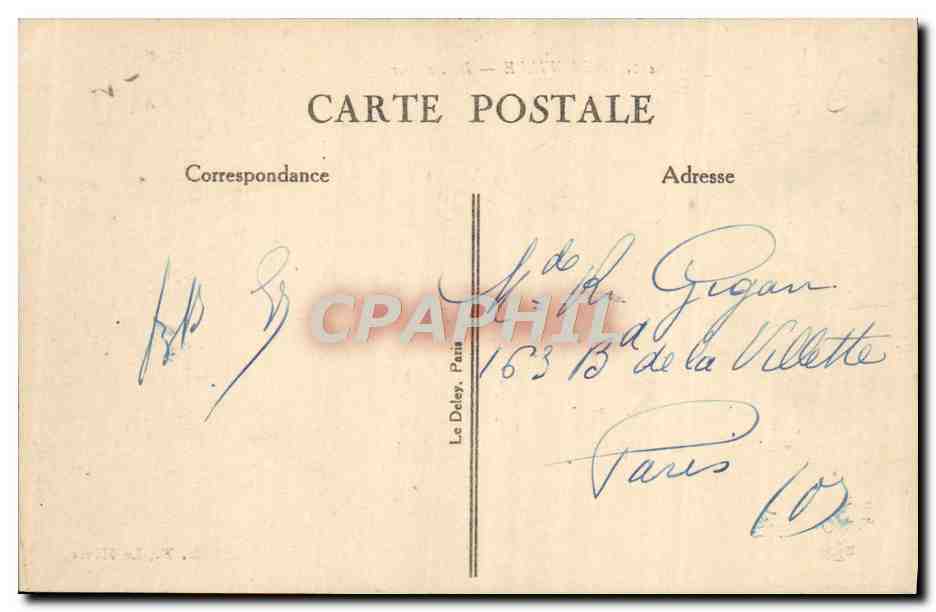 Deauville — La Polinière — G. F., Le Havre — Verso