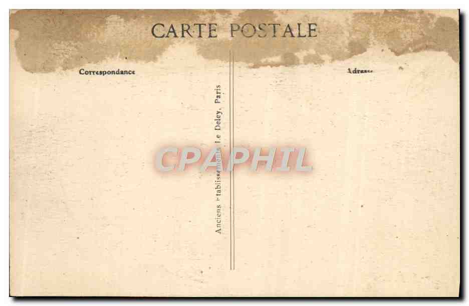 CPA Deauville La potiniere — Verso