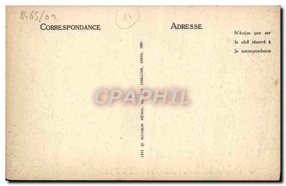 CPA Deauville La plage fleurie la potiniere — Verso