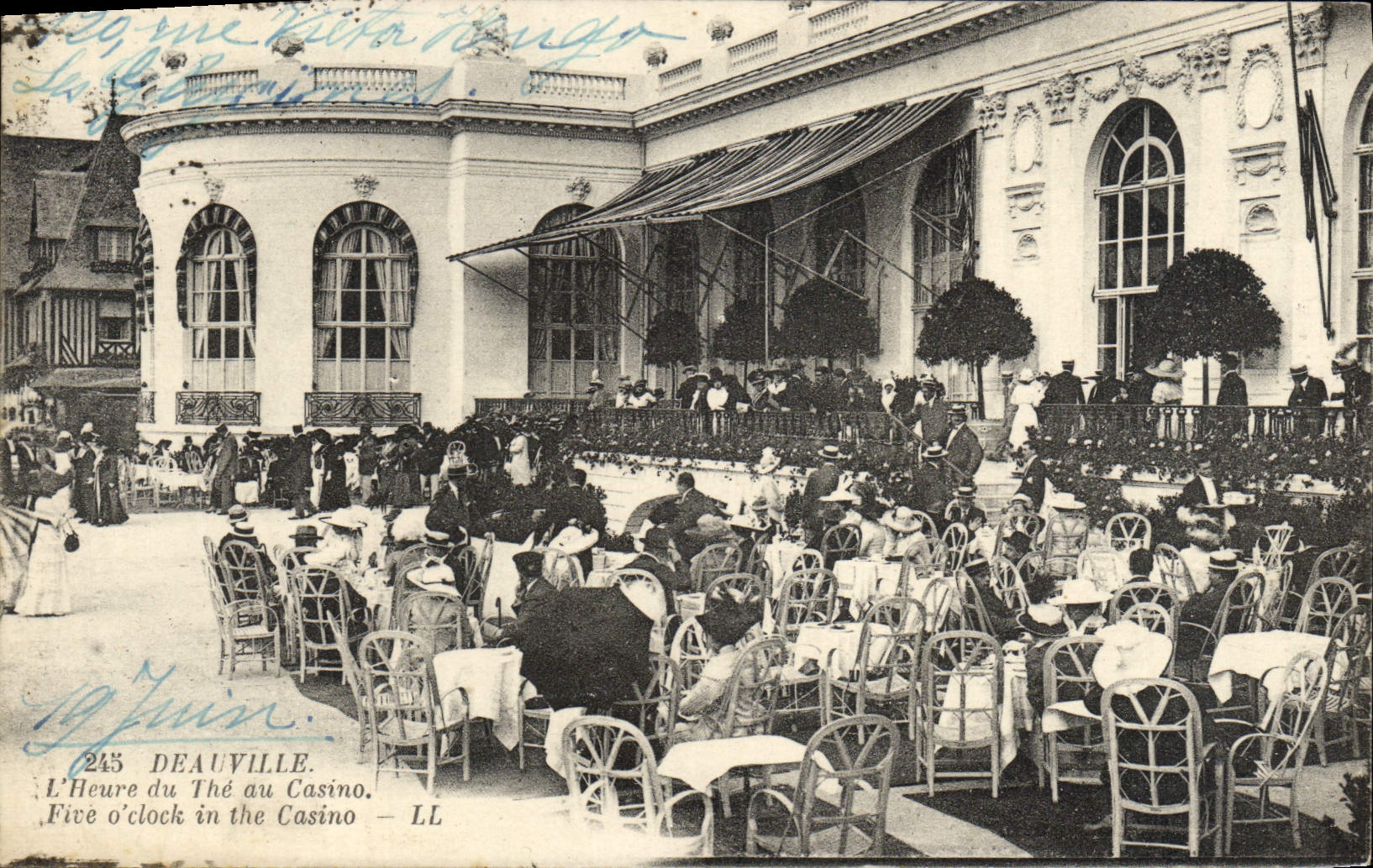 CPA Deauville L'Heure du the au casino