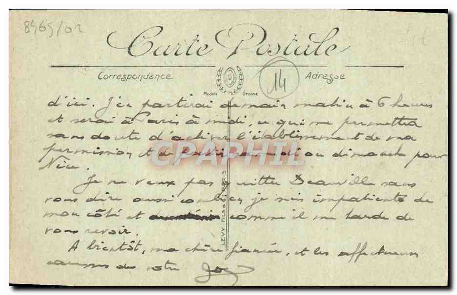 Deauville — Vue générale — LL — Rückseite