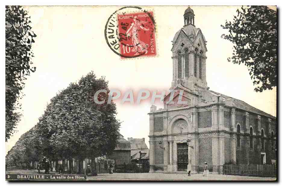 CPA Deauville La salle des fetes