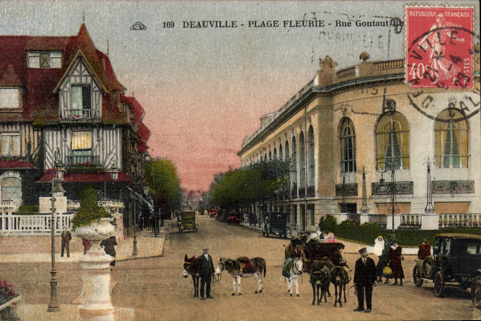 Deauville - Plage Fleurie - Rue Gontaut