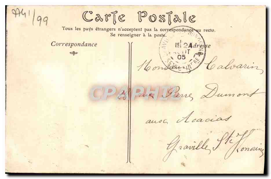 Deauville-sur-Mer — La Place de Morny — ND. Phot. — Verso