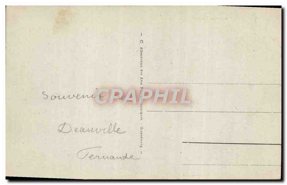 Deauville - Plage Fleurie - La Place Morny — Verso