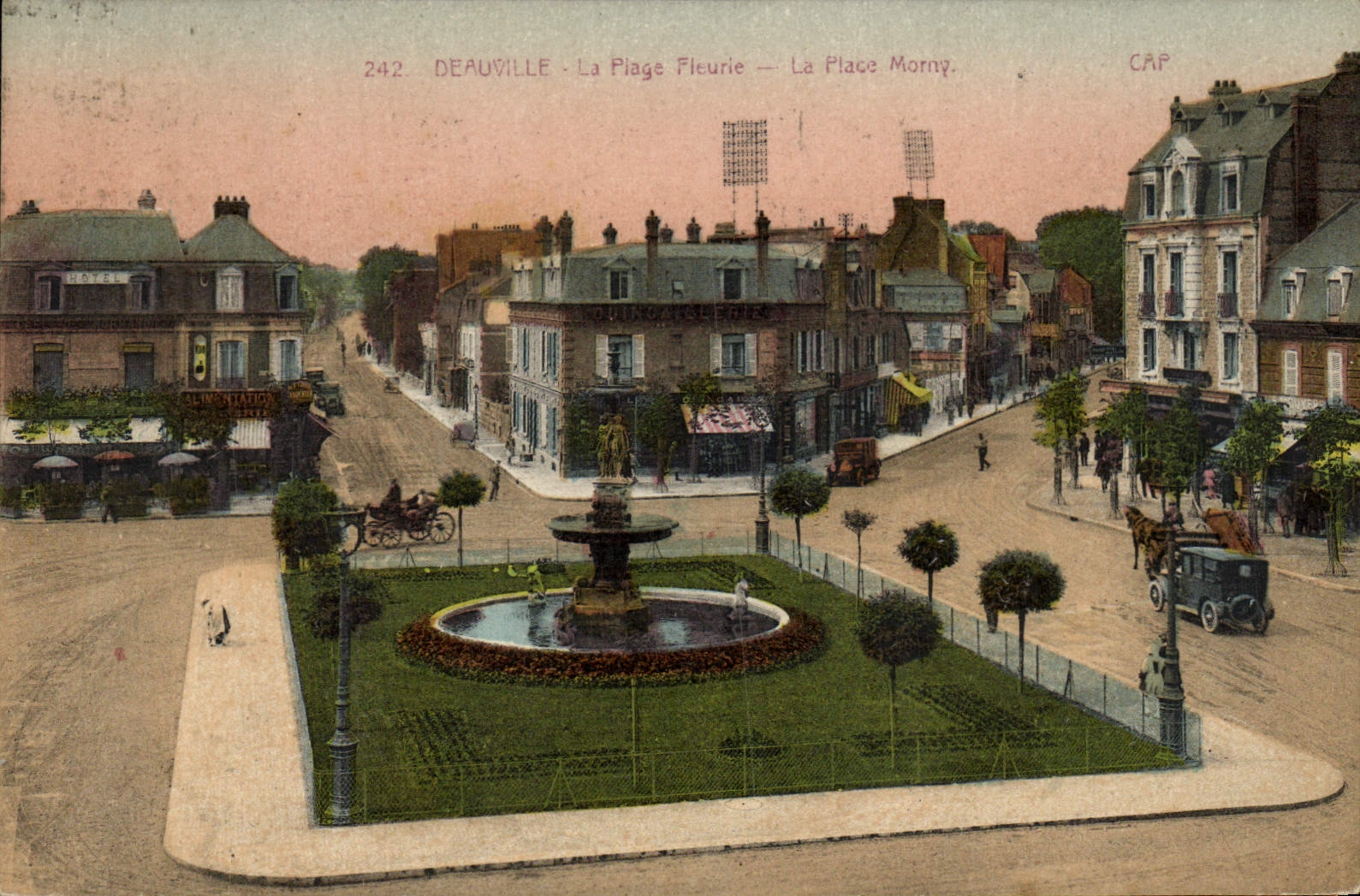 Deauville - La Plage Fleurie — La Place Morny — CAP