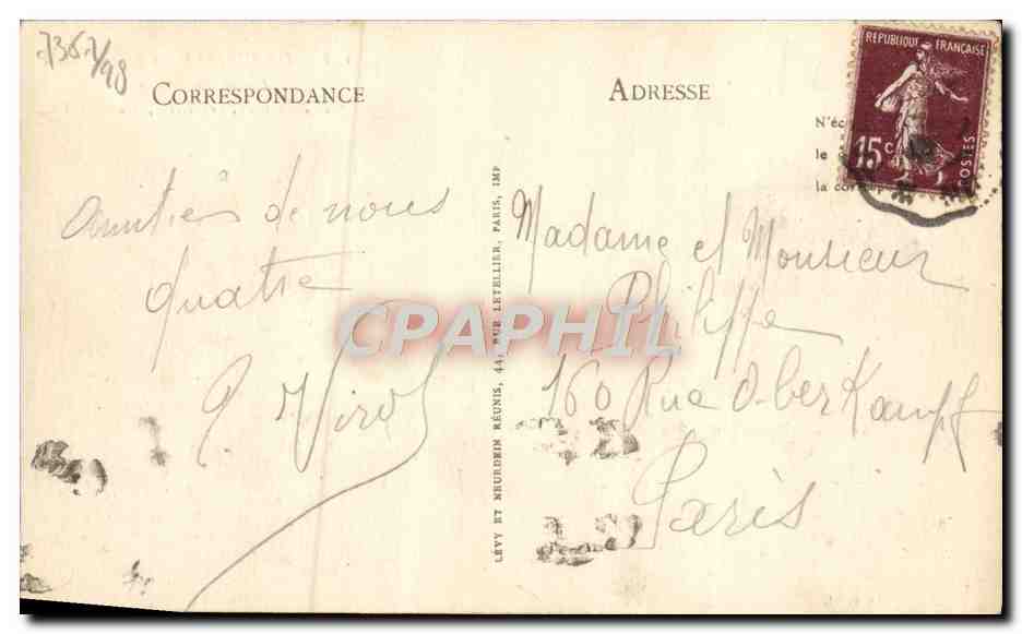 Deauville-La-Plage-Fleurie — Ferme du Coteau — G. Pichereau, architecte, Caen — LL. n° 118 — Verso