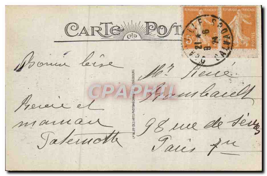 CPA Deauville La plage fleurie les bassins des yachts Bateaux — Verso