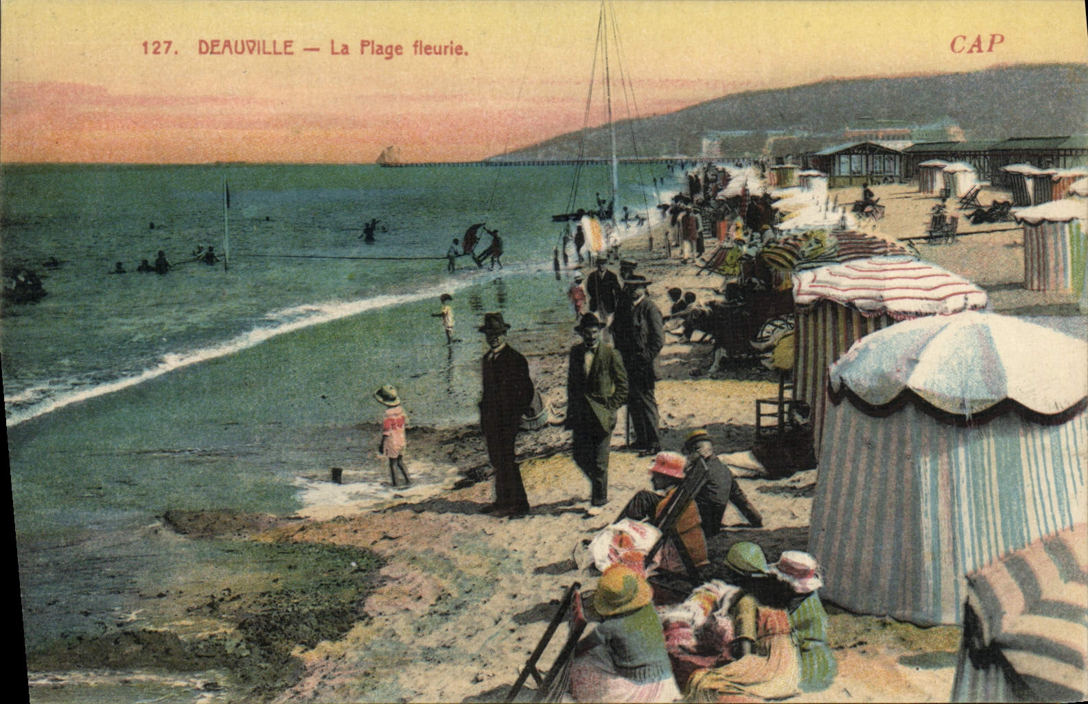 Deauville — La Plage fleurie — CAP, n°127