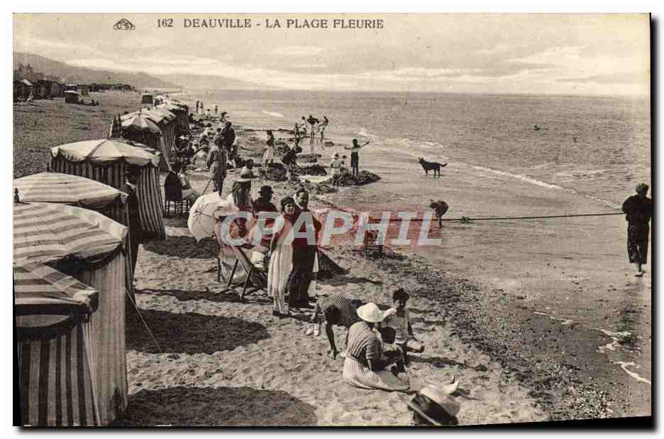 Deauville - La Plage Fleurie — série 162 — éditeur C.P. (Cie. des Arts Photographiques de Deauville)