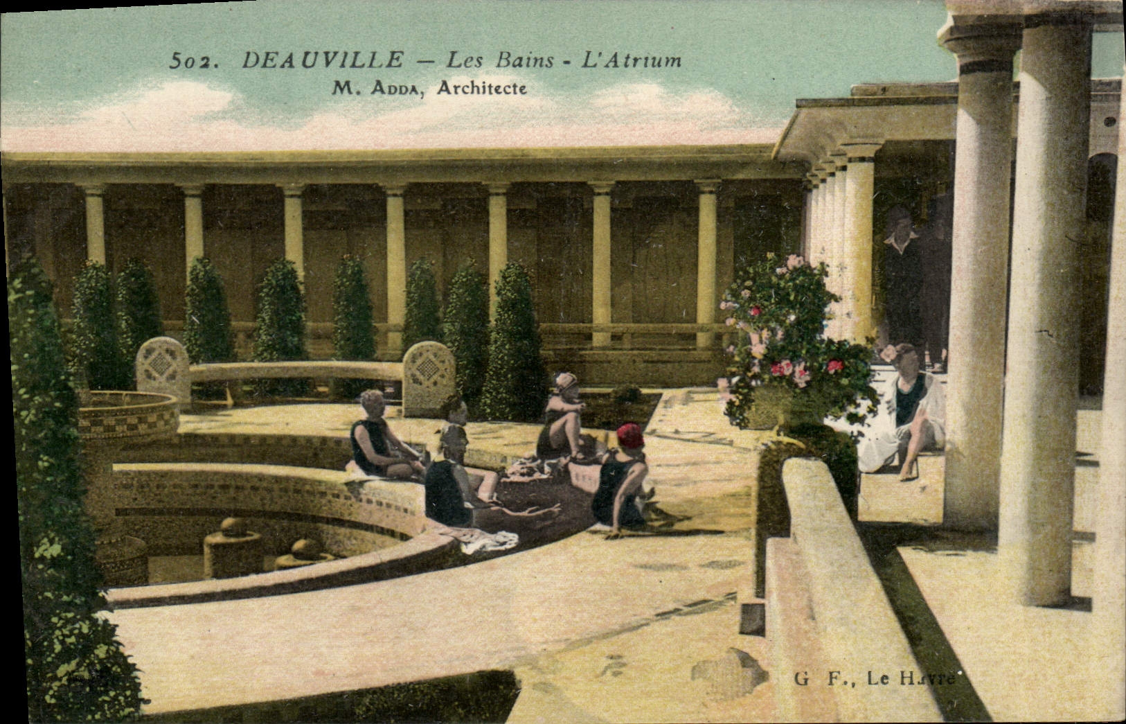 Deauville — Les Bains — L'Atrium — M. Adda, Architecte
