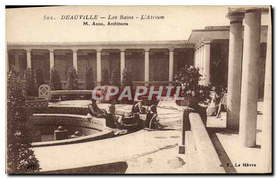 Deauville — Les Bains — L'Atrium — M. Adda, Architecte