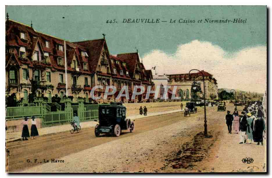 Deauville — Le Casino et Normandy-Hôtel — G. F., Le Havre, n°445