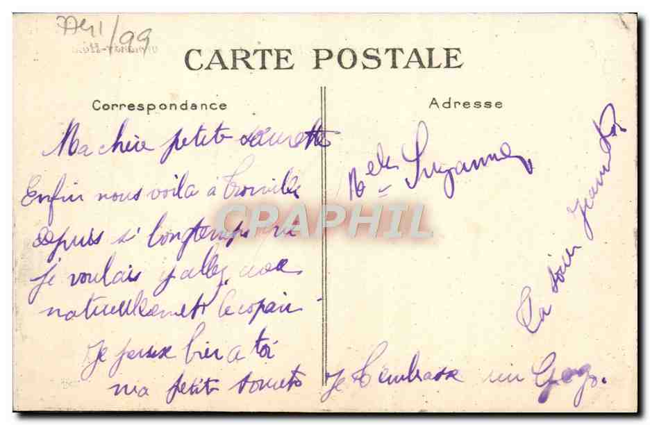 Deauville — Le Casino et Normandy-Hôtel — G. F., Le Havre, n°445 — Back