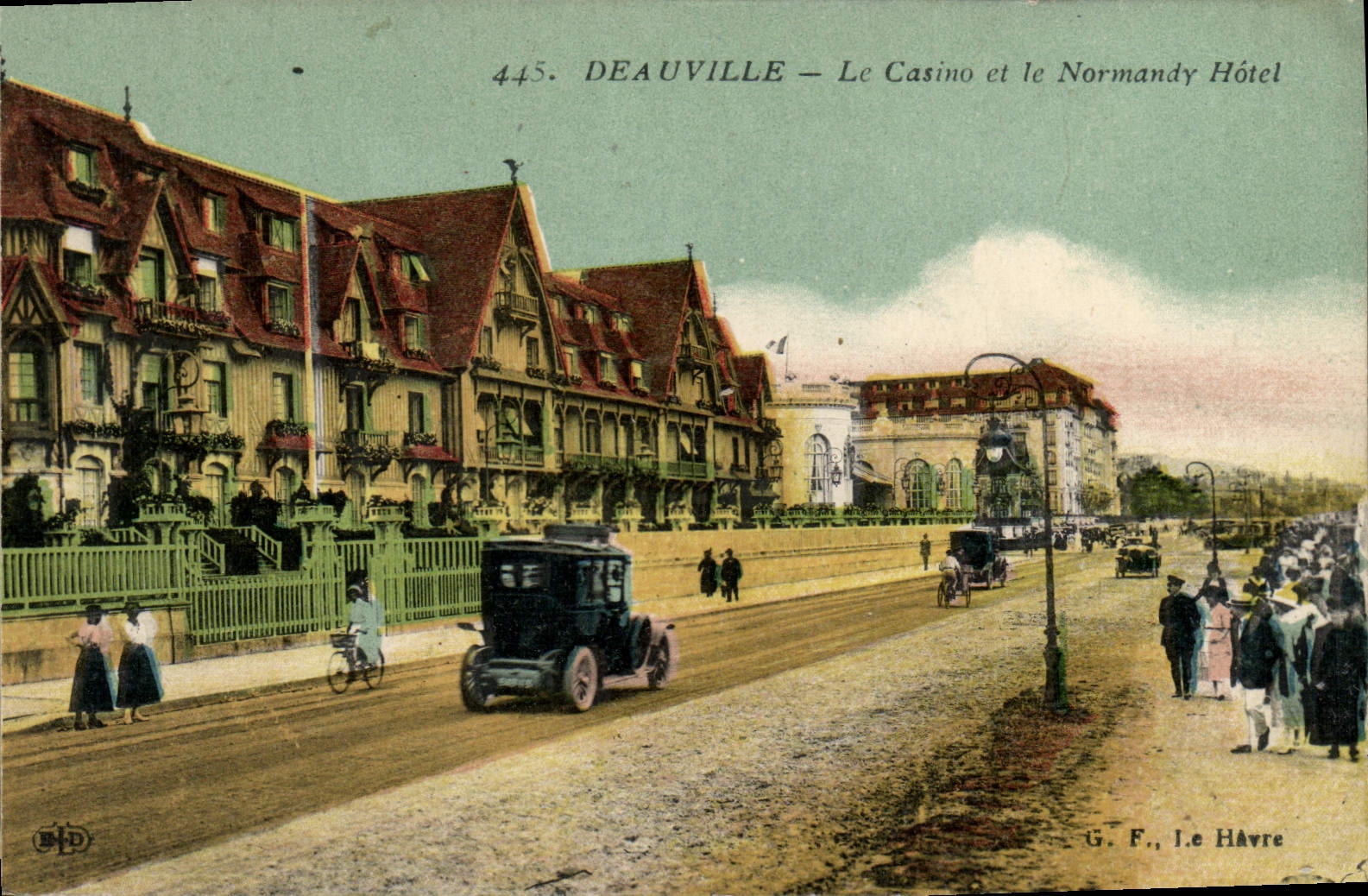 Deauville — Le Casino et le Normandy Hôtel — G. F., Le Havre